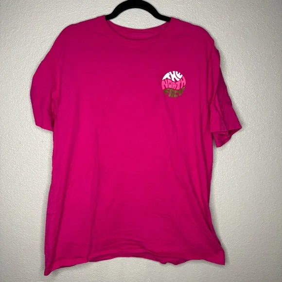 The North Face Pink Graphic Short-Sleeve Tee- XL - Picture 1 of 6
